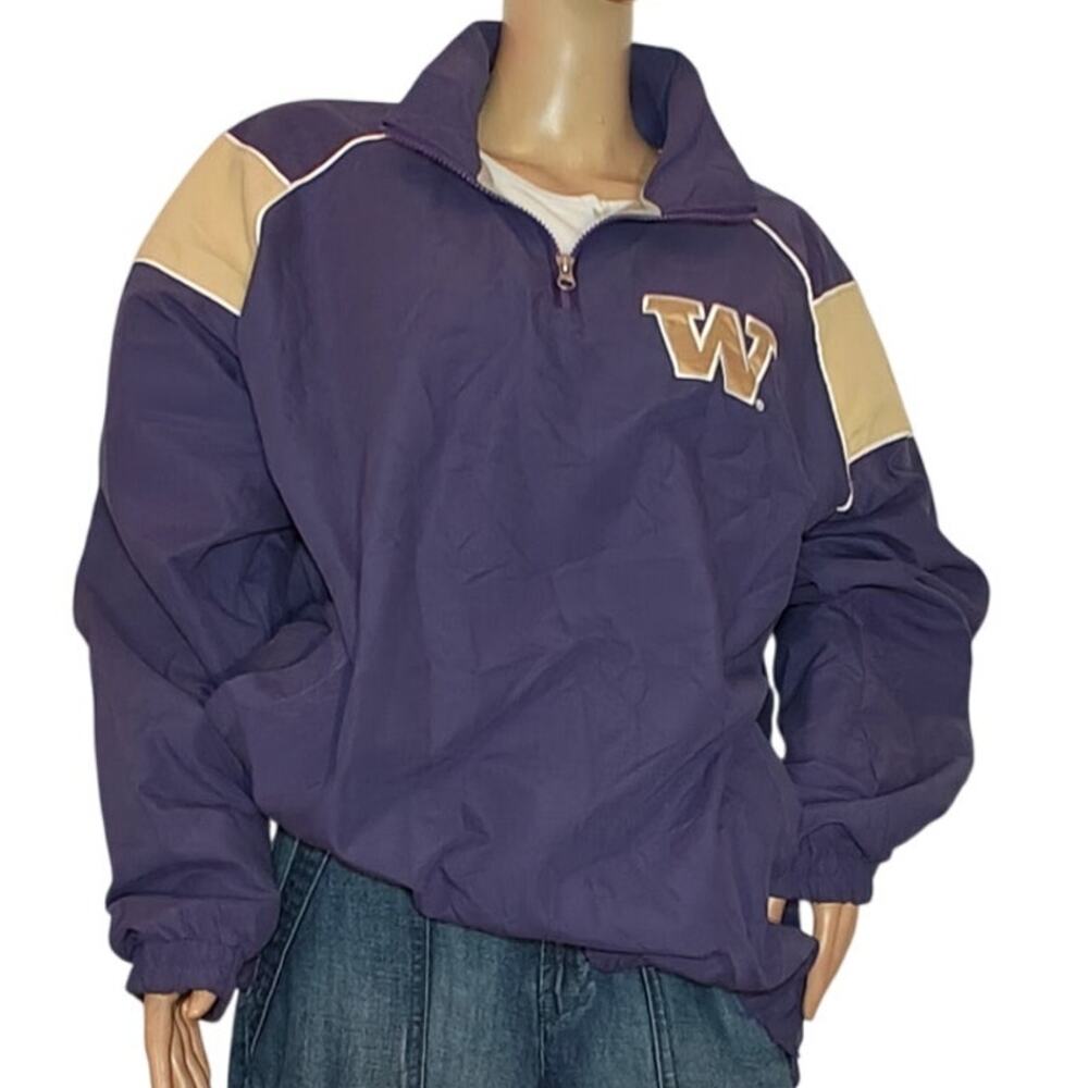 Washington Huskies Purple Pullover Windbreaker Ja… - image 1